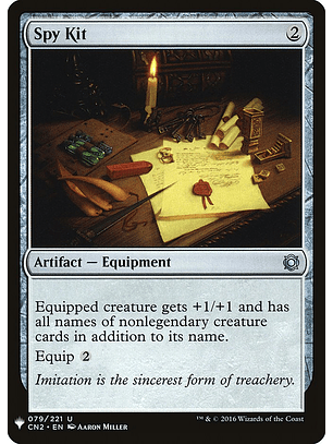 Spy kit -THE LIST - U