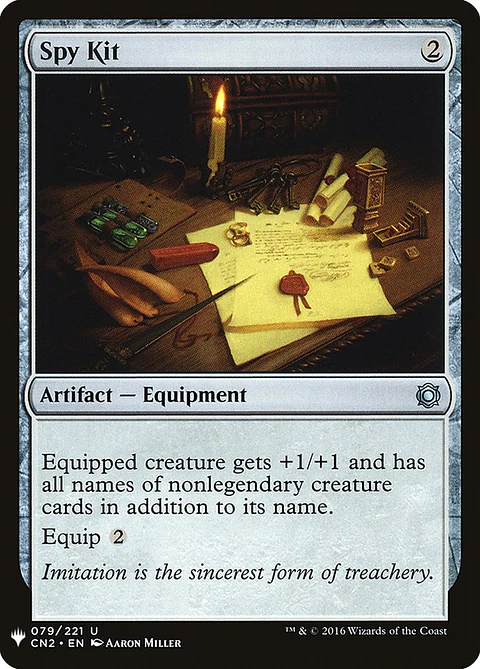 Spy kit -THE LIST - U
