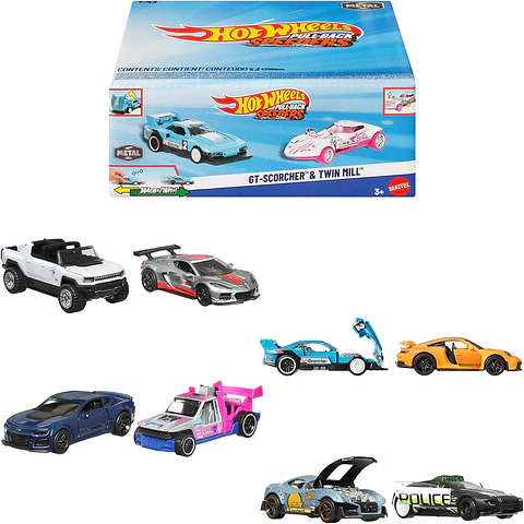 Hot Wheels Pull-Back Speeders 