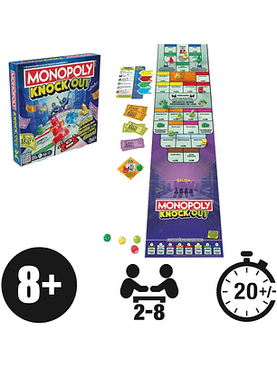Monopoly Knockout - Hasbro Gaming 
