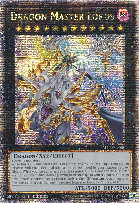 Dragon Master Lords - ALIN-EN000 - Quarter Century Secret Rare