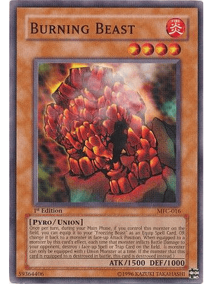 Burning Beast - MFC-016 - Common 