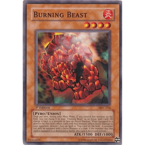 Burning Beast - MFC-016 - Common 