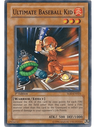 Ultimate Baseball Kid - SOD-EN021 - Common