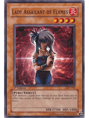 Lady Assailant of Flames - LON-035 - Common
