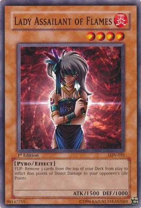 Lady Assailant of Flames - LON-035 - Common