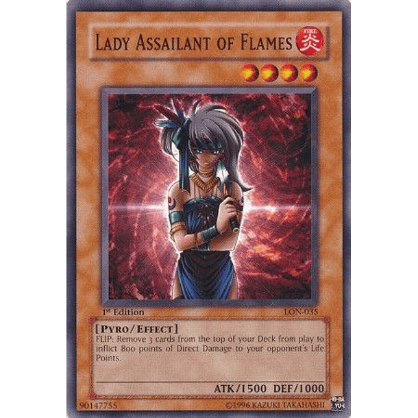 Lady Assailant of Flames - LON-035 - Common