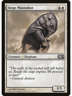 Siege mastodon - M14 - C