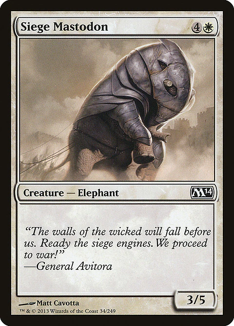 Siege mastodon - M14 - C