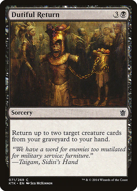 Dutiful return - KTK - C