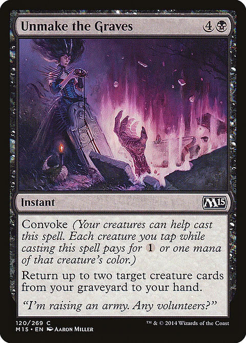 Unmake the  graves - M15 - C