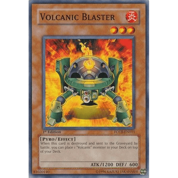 Volcanic Blaster - FOTB-EN011 - Common