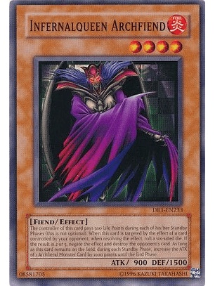 Infernalqueen Archfiend - DR1-EN233 - Common