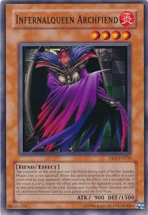 Infernalqueen Archfiend - DR1-EN233 - Common