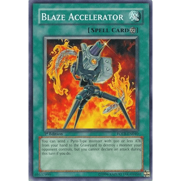 Blaze Accelerator - FOTB-EN040 - Common