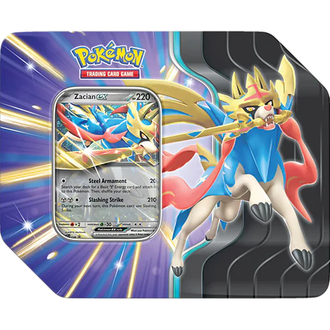 Pokémon TCG: Slashing Legends Tin - Zacian EX