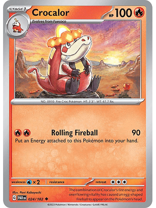 Crocalor - 024/182 - Uncommon - PAR 
