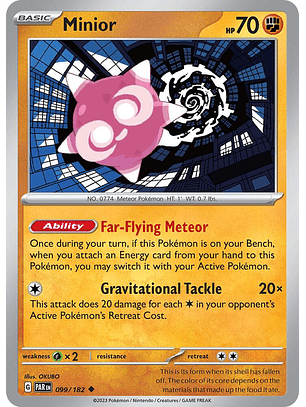 Minior - 099/182 - Uncommon - PAR 