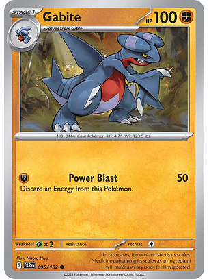 Gabite - 095/182 - Uncommon - PAR 