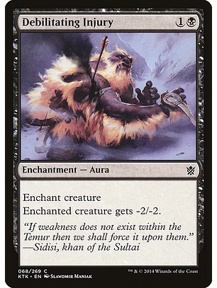 Debilitating injury - KTK - C