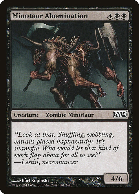 Minotaur abomination - M14 - C