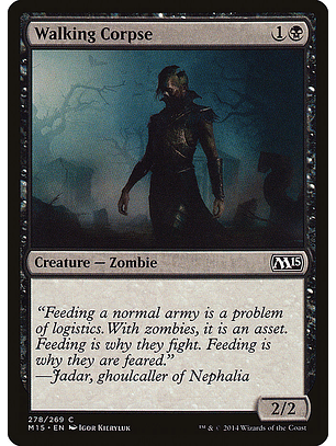 Walking corpse - M15 - C