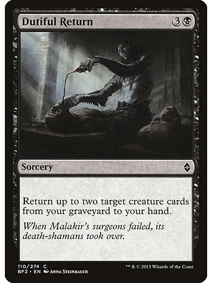 Dutiful return - BFZ - C