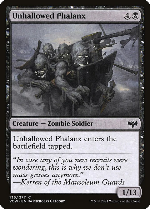 Unhallowed phalanx - VOW - C
