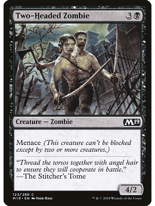 Two-headed zombie - M19 - C