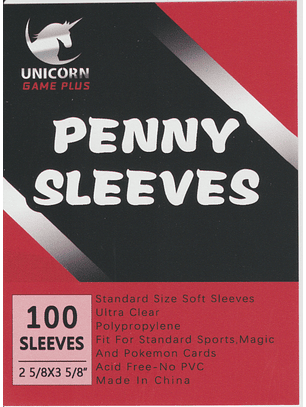 Penny sleeves Unicorn Game Plus 