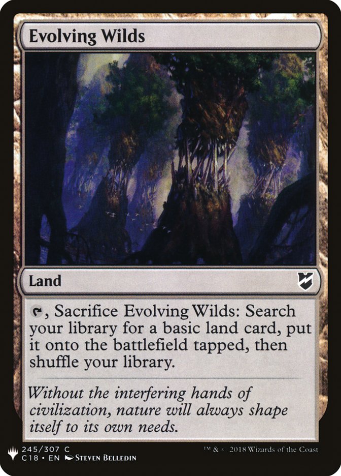 Evolving wilds - THE LIST - C 1