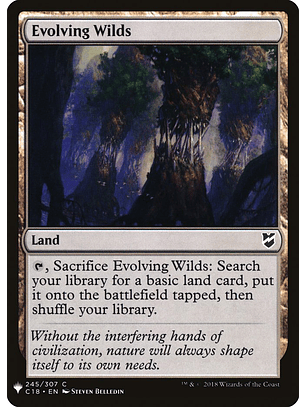 Evolving wilds - THE LIST - C