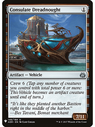 Consulate dreadnought - THE LIST - U