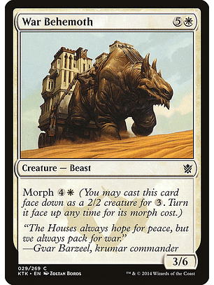 War behemoth - KTK - C