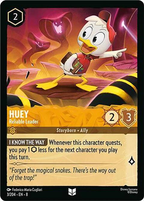 Huey - Reliable Leader - 3/204 - Uncommon - 8