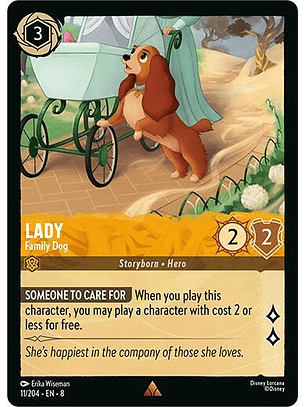 Lady - Family Dog - 11/204 - Rare - 8