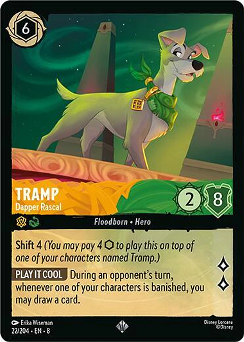 Tramp - Dapper Rascal - 22/204 - Super Rare- 8