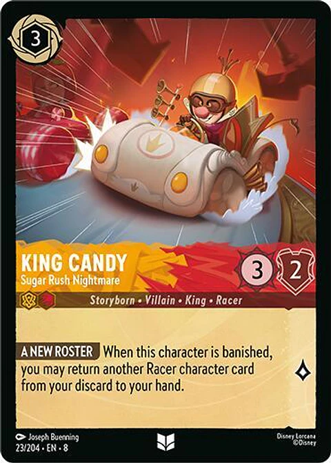 King Candy - Sugar Rush Nightmare - 23/204 - Uncommon - 8