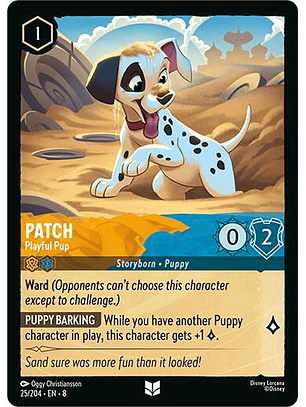 Patch - Playful Pup - 25/204 - Uncommon - 8