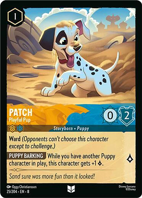 Patch - Playful Pup - 25/204 - Uncommon - 8