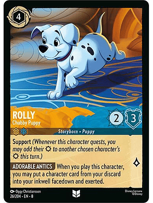 Rolly - Chubby Puppy - 26/204 - Uncommon - 8
