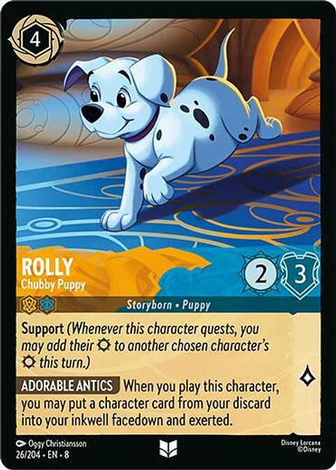 Rolly - Chubby Puppy - 26/204 - Uncommon - 8