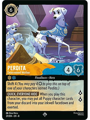 Perdita - Determined Mother - 27/204 - Super Rare - 8