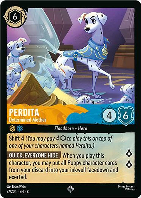Perdita - Determined Mother - 27/204 - Super Rare - 8