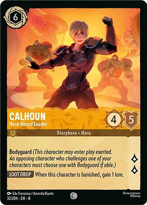 Calhoun - Hard-Nosed Leader - 32/204 - Common - 8