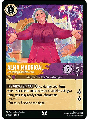 Alma Madrigal - Accepting Grandmother - 34 /204 - Uncommon - 8