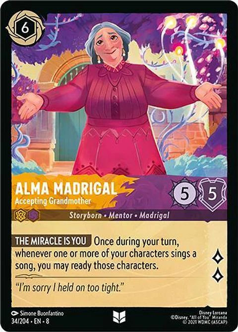 Alma Madrigal - Accepting Grandmother - 34 /204 - Uncommon - 8