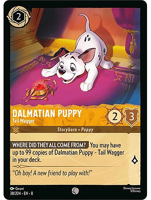 Dalmatian Puppy - Tail Wagger - 38/204 - Common - 8