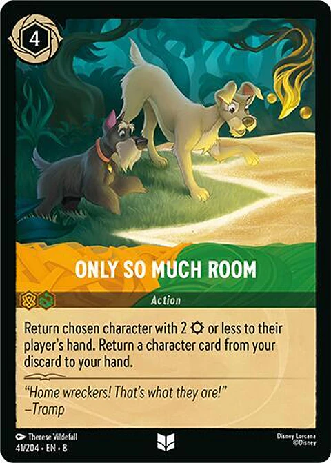 Only So Much Room - 41/204 - Uncommon - 8