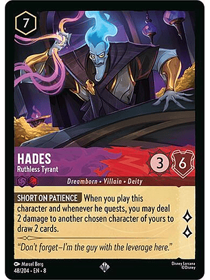 Hades - Ruthless Tyrant - 48/204 - Super Rare -8
